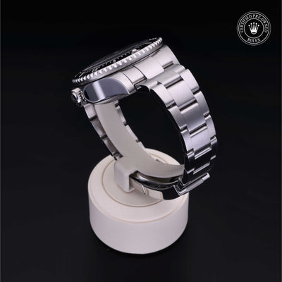 Rolex Certified Pre-owned Deep Sea M116660-0003 front on black background