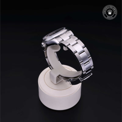 Rolex Certified Pre-owned Lady Datejust M178240-0025 front on black background