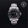 Rolex Certified Pre-owned GMT II M116710LN-0001 front on black background