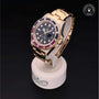 Rolex Certified Pre-owned GMT II M116758SARU-0001 front on black background