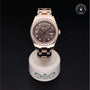 Rolex Certified Pre-owned Pearlmaster Day-Date M18948-0025 front on black background