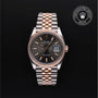 Rolex Certified Pre-owned Datejust M126231-0013 front on black background