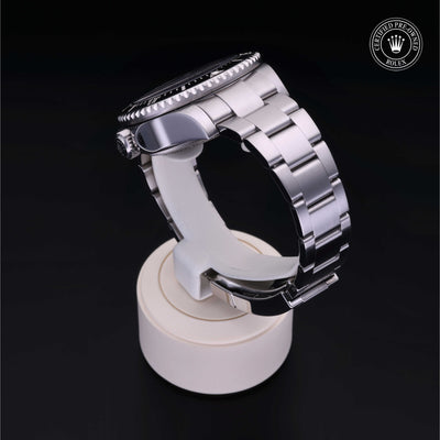Rolex Certified Pre-owned Deep Sea M116660-0001 front on black background
