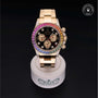 Rolex Certified Pre-owned Daytona M116598RBOW-0001 front on black background