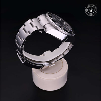 Rolex Certified Pre-owned Deep Sea M126660-0001 front on black background