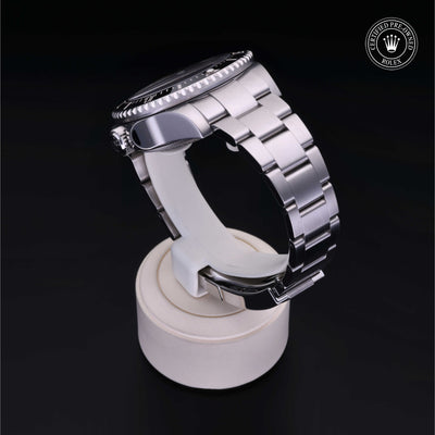 Rolex Certified Pre-owned Deep Sea M116660-0001 front on black background