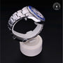 Rolex Certified Pre-owned Yacht-Master M116680-0002 front on black background