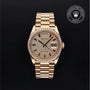 Rolex Certified Pre-owned Day-date M128348RBR-0030 front on black background