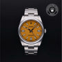 Rolex Certified Pre-owned Oyster Perpetual M124300-0004 front on black background