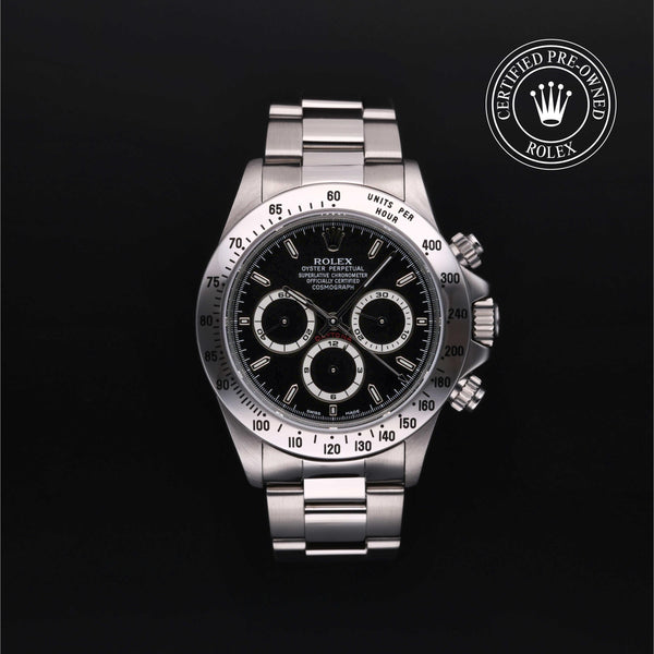 Rolex CPO Daytona M16520 front on white background