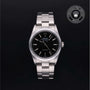 Rolex Certified Pre-owned Air-King M14000M-0009 front on black background