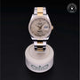 Rolex Certified Pre-owned Datejust M126283RBR-0024 front on black background