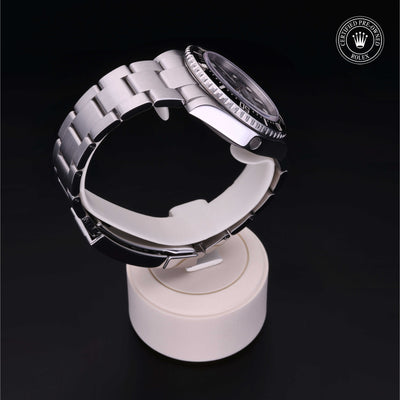 Rolex Certified Pre-owned Sea-Dweller M116600-0003 front on black background