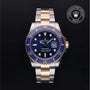 Rolex Certified Pre-owned Submariner M126613LB-0002 front on black background