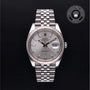Rolex Certified Pre-owned Datejust M126334-0004 front on black background