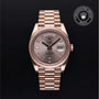 Rolex Certified Pre-owned Day-date M228235-0004 front on black background