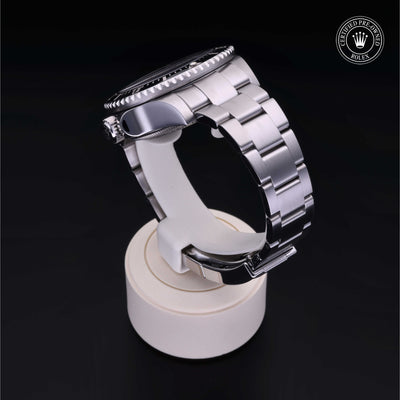 Rolex Certified Pre-owned Sea-Dweller M116660-0001 front on black background