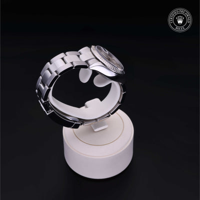 Rolex Certified Pre-owned Lady Datejust M279174-0006 front on black background