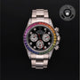 Rolex Certified Pre-owned Daytona M116599RBOW-0003 front on black background