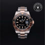 Rolex Certified Pre-owned GMT M126711CHNR-0002 front on black background