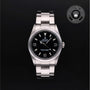 Rolex Certified Pre-owned Explorer M114270-0002 front on black background