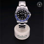 Rolex Certified Pre-owned GMT M116710BLNR-0002 front on black background