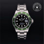 Rolex Certified Pre-owned Submariner M16610LV-0002 front on black background