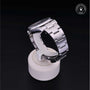 Rolex Certified Pre-owned Oyster Perpetual M124300-0005 front on black background
