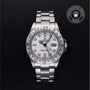 Rolex Certified Pre-owned Explorer M16570-0006 front on black background