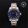 Rolex Certified Pre-owned Submariner M116613LB-0001 front on black background