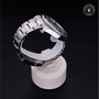 Rolex Certified Pre-owned GMT M116710LN-0001 front on black background