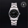 Rolex Certified Pre-owned Explorer M114270-0002 front on black background