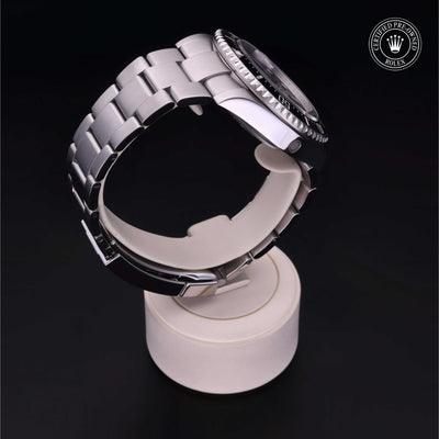 Rolex Certified Pre-owned Sea-Dweller M126600-0001 front on black background