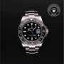 Rolex Certified Pre-owned GMT M116710LN-0001 front on black background