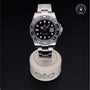 Rolex Certified Pre-owned GMT M116710LN-0001 front on black background