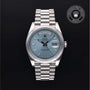 Rolex Certified Pre-owned Day-date M228206-0028 front on black background