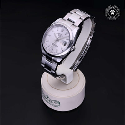 Rolex CPO Date M115200 front on white background