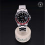 Rolex Certified Pre-owned GMT M16710-0009 front on black background