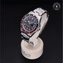 Rolex Certified Pre-owned GMT M16710-0009 front on black background