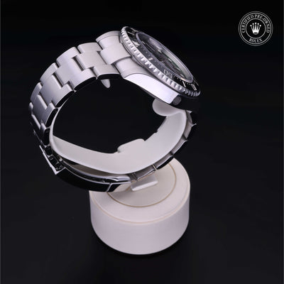 Rolex Certified Pre-owned Sea-Dweller M126600-0001 front on black background