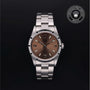 Rolex Certified Pre-owned Air-King M14010-0001 front on black background