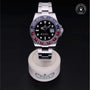 Rolex Certified Pre-owned GMT M126710BLRO-0002 front on black background