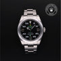 Rolex Certified Pre-owned Air-King M116900-0001 front on black background