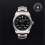 Rolex Certified Pre-owned Air-King M116900-0001 front on black background