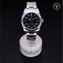 Rolex Certified Pre-owned Air-King M116900-0001 front on black background