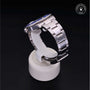 Rolex Certified Pre-owned Submariner M126619LB-0003 front on black background