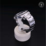 Rolex Certified Pre-owned GMT M116710LN-0001 front on black background