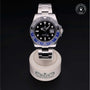 Rolex Certified Pre-owned GMT II M116710BLNR-0002 front on black background