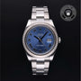 Rolex Certified Pre-owned Datejust M116334-0004 front on black background