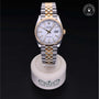 Rolex Certified Pre-owned Datejust M126233-0019 front on black background